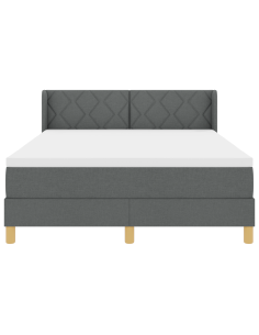 strongLetto a Molle / strong Grigio scuro 140 x 190 cm