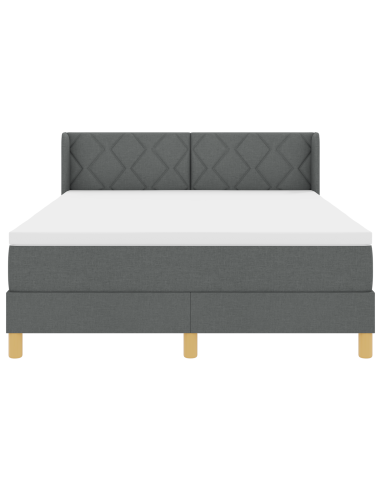 strongLetto a Molle / strong Grigio scuro 140 x 200 cm