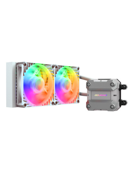 COUGAR Gaming CGR-PSDUTRGB-W-240 Processore Raffreddatore di liquidi tutto in uno 12 cm Bianco 1 pz