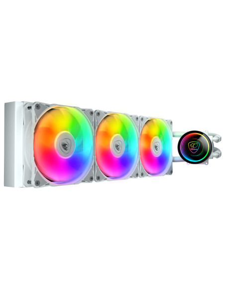 COUGAR Gaming CGR-PSDELRGB-W-360 Processore Raffreddatore di liquidi tutto in uno 12 cm Bianco