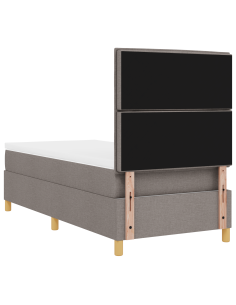 Letto a Sorgente LED con materasso Talpa 80 x 200 cm Tessuto 2