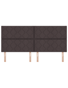 Testiera Grigio chiaro 200 cm Tessuto