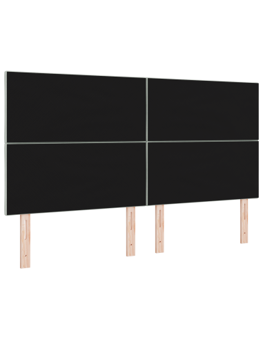 Testiera LED Grigio chiaro 180 cm Pelle Sintetica