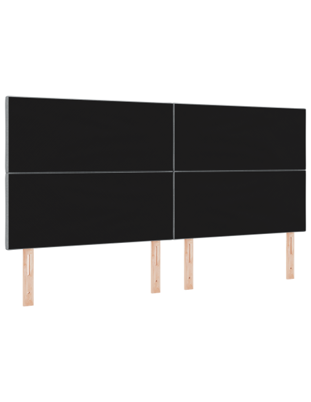 Testiera Grigio chiaro 200 cm Tessuto