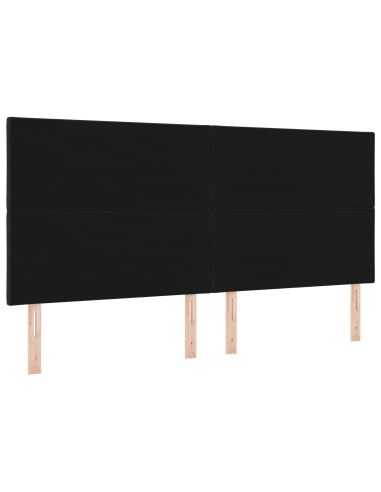 Testiera Nero 200 cm Tessuto