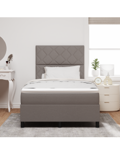 Letto a molle con materasso con led Talpa 120 x 200 cm Tessuto