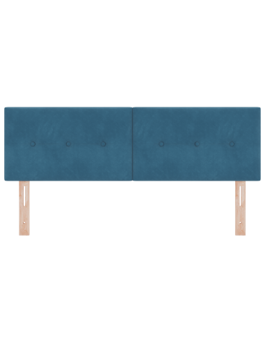 Testiera LED con luci a strisce a LED Blu 144 cm Poliestere