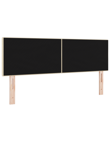 Testiera LED con luci a strisce a LED Crema 144 cm Poliestere