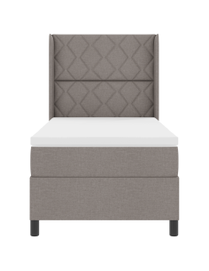 Letto a Sorgente LED con materasso Talpa 100 x 200 cm Tessuto 2