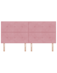 Testiera LED con luci a strisce a LED Rosa 200 cm Poliestere