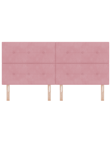 Testiera LED con luci a strisce a LED Rosa 200 cm Poliestere