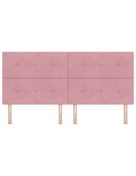 Testiera LED con luci a strisce a LED Rosa 200 cm Poliestere