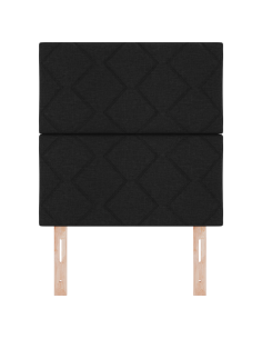 Testiera con testiera Nero 80 cm Tessuto