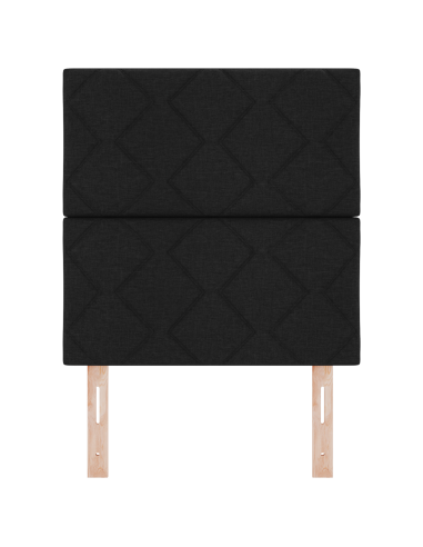 Testiera con testiera Nero 80 cm Tessuto