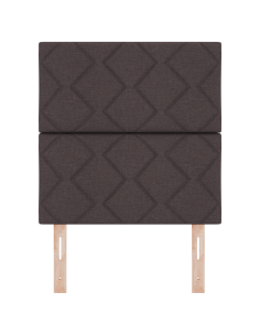 Testiera con testiera Grigio chiaro 80 cm Tessuto