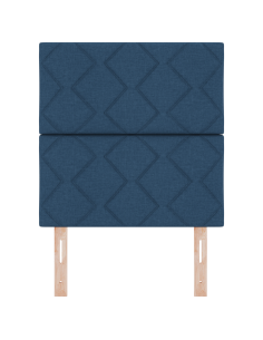 Testiera con testiera Blu 80 cm Tessuto