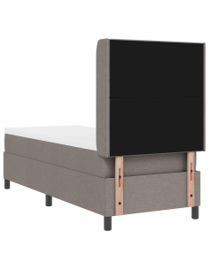 Letto a Sorgente LED con materasso Talpa 80 x 200 cm Tessuto 2