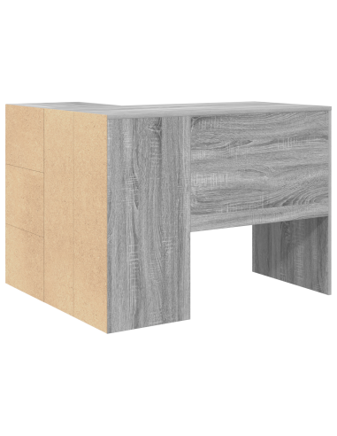 Scrivania ad angolo con cassetto Grigio Sonoma 102 x 88 x 75 cm