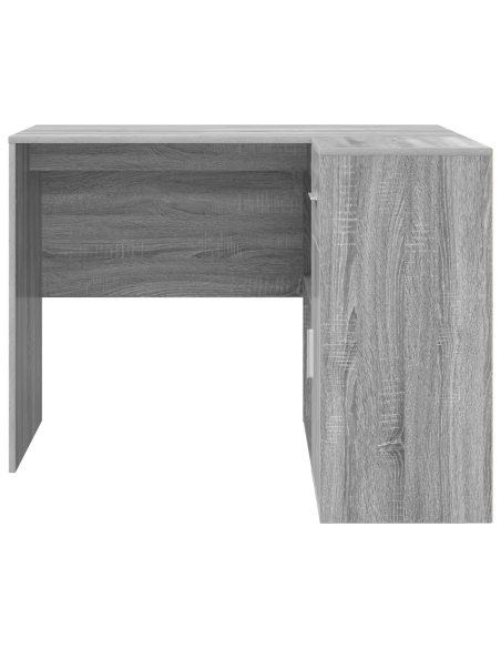 Scrivania Angolare Grigia Sonoma 102x88x75 cm Legno ingegnerizzato