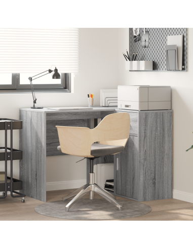 Scrivania ad angolo con cassetto Grigio Sonoma 102 x 88 x 75 cm