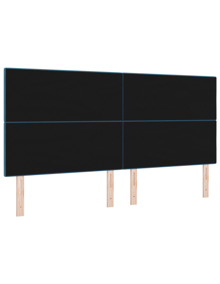 Testiera LED con luci a strisce a LED Blu 200 cm Poliestere