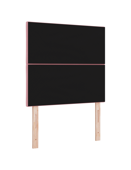Testata design blocchi di diamante rosa 100 cm in velluto