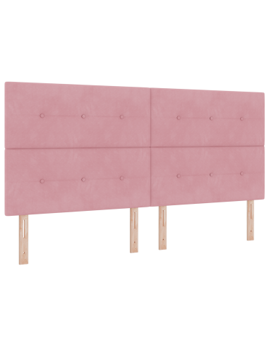 Testiera LED con luci a strisce a LED Rosa 200 cm Poliestere