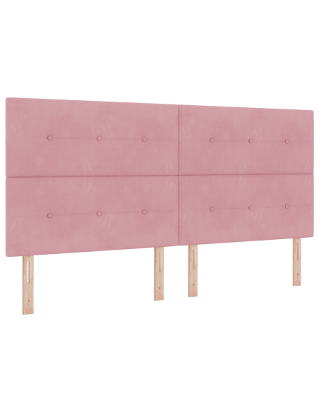 Testiera LED  Rosa 100 cm Velluto