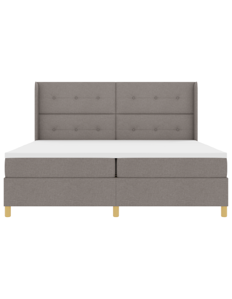 Letto a molle con materasso Talpa 140 x 200 cm Tessuto