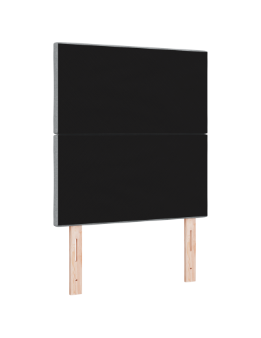 Testiera con testiera Grigio chiaro 80 cm Tessuto