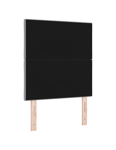 Testata LED  Design a Blocchi di Diamante Grigio Chiaro 80 cm Tessuto