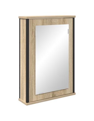 Set di mobili per il bagno 3 pcs Marrone Legno multistrato