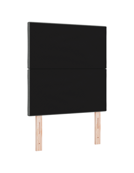 Testata LED  Design Blocchi Diamante Grigio Scuro 80 cm Tessuto