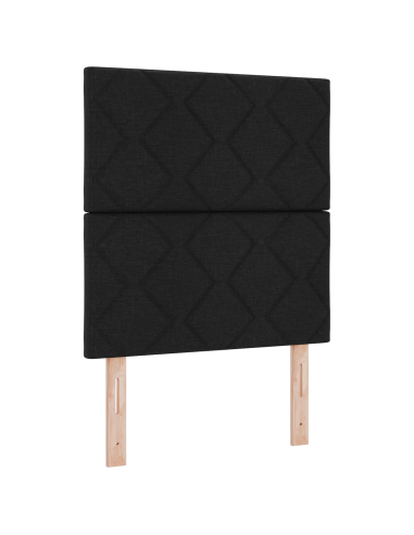 Testiera con testiera Nero 80 cm Tessuto