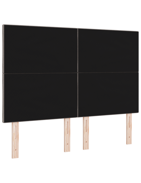 Testiera LED  Design a Diamond Tortora 144 cm Tessuto