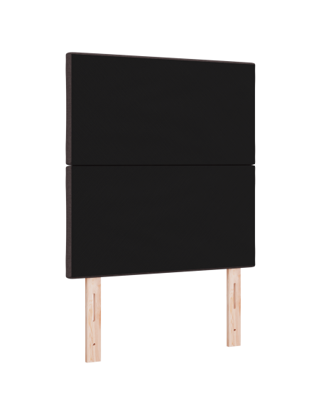 Testata LED  design a blocchi di diamante marrone scuro 80 cm in tessuto