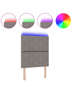 Testiera con testiera Talpa 80 cm Tessuto 2