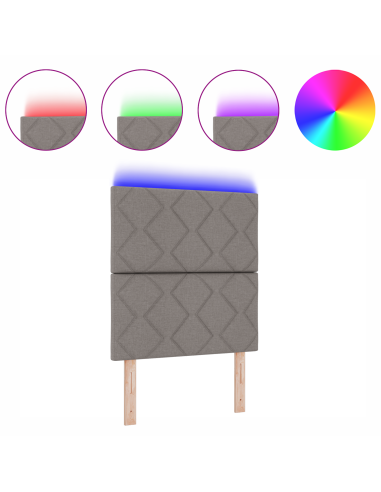 Testiera con testiera Talpa 80 cm Tessuto