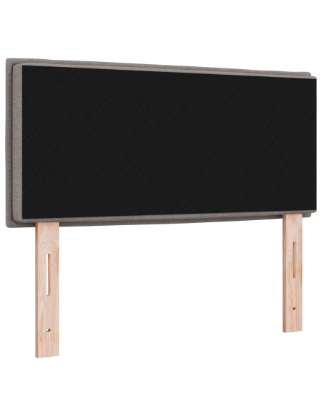 Testiera LED Design Linee Tortora 80 cm Tessuto