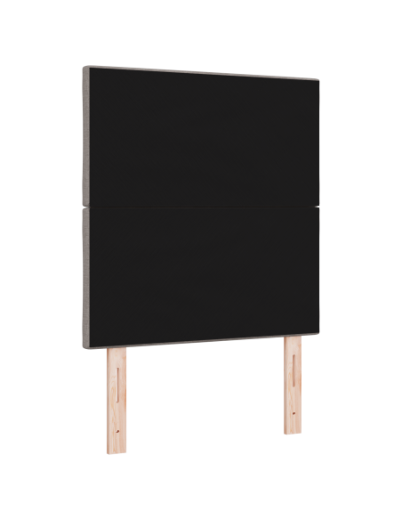 Testiera LED  Design Blocchi Diamante Tortora 80 cm Tessuto
