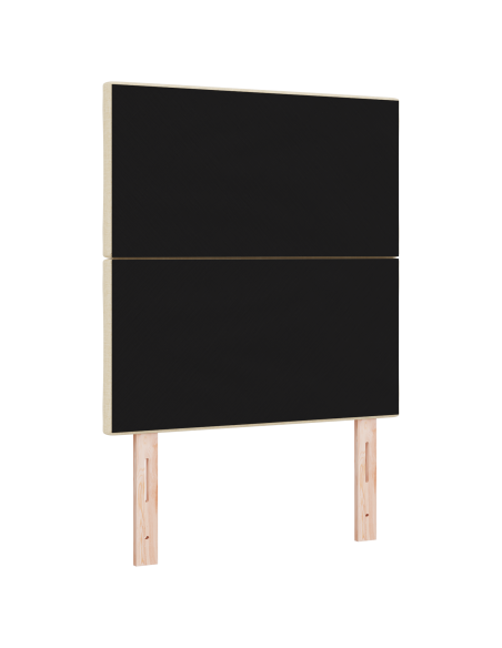 Testiera LED  Design a Rombi Panna 80 cm Tessuto