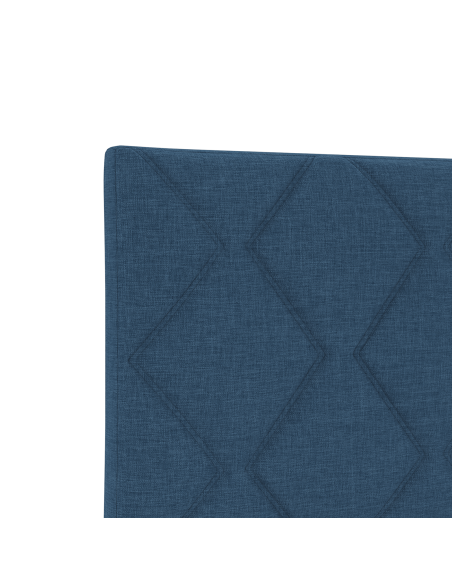 Testata LED  Design a Blocchi di Diamante Blu 80 cm Tessuto