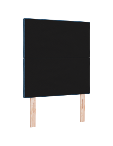 Testiera con testiera Blu 80 cm Tessuto