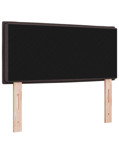 Testiera LED con testiera Marrone Scuro 90 cm Poliestere