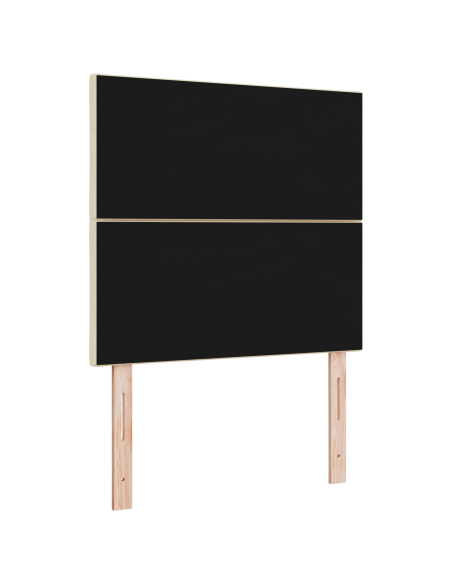Testiera LED  Design Blocchi Diamante Panna 90 cm Tessuto