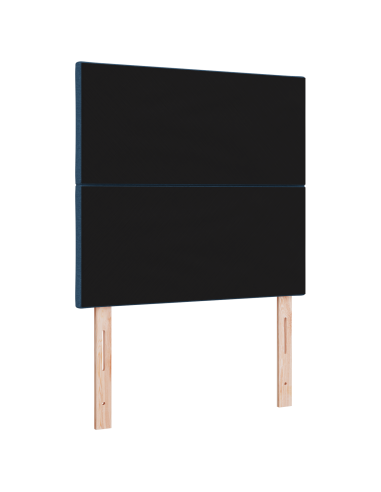 Testiera LED Blu 90 cm Tessuto