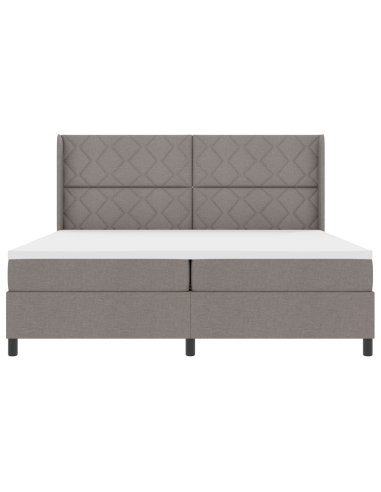 Letto a Sorgente LED con materasso Talpa 200 x 200 cm Tessuto