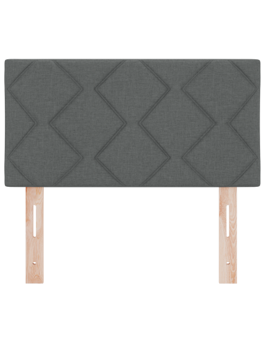 Testiera Grigio 80 cm Tessuto