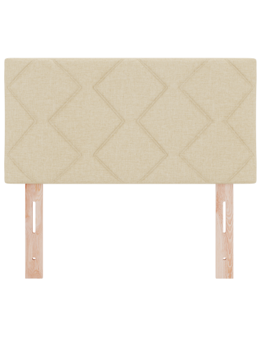 Testiera Crema 80 cm Tessuto