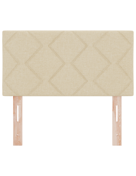 Testiera Crema 80 cm Tessuto